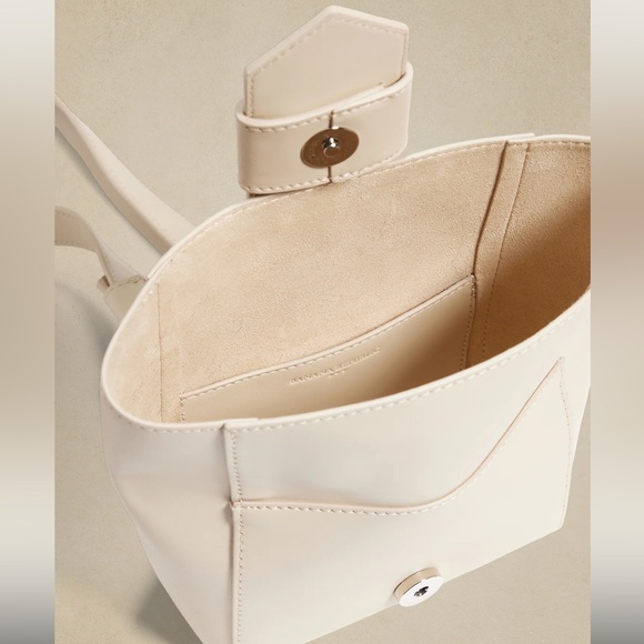 LEATHER MINI TAB CROSSBODY - Picture 6 of 13